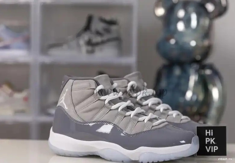 cool Air 11 PK ready retail to GOD materials grey ship Jordan 0522